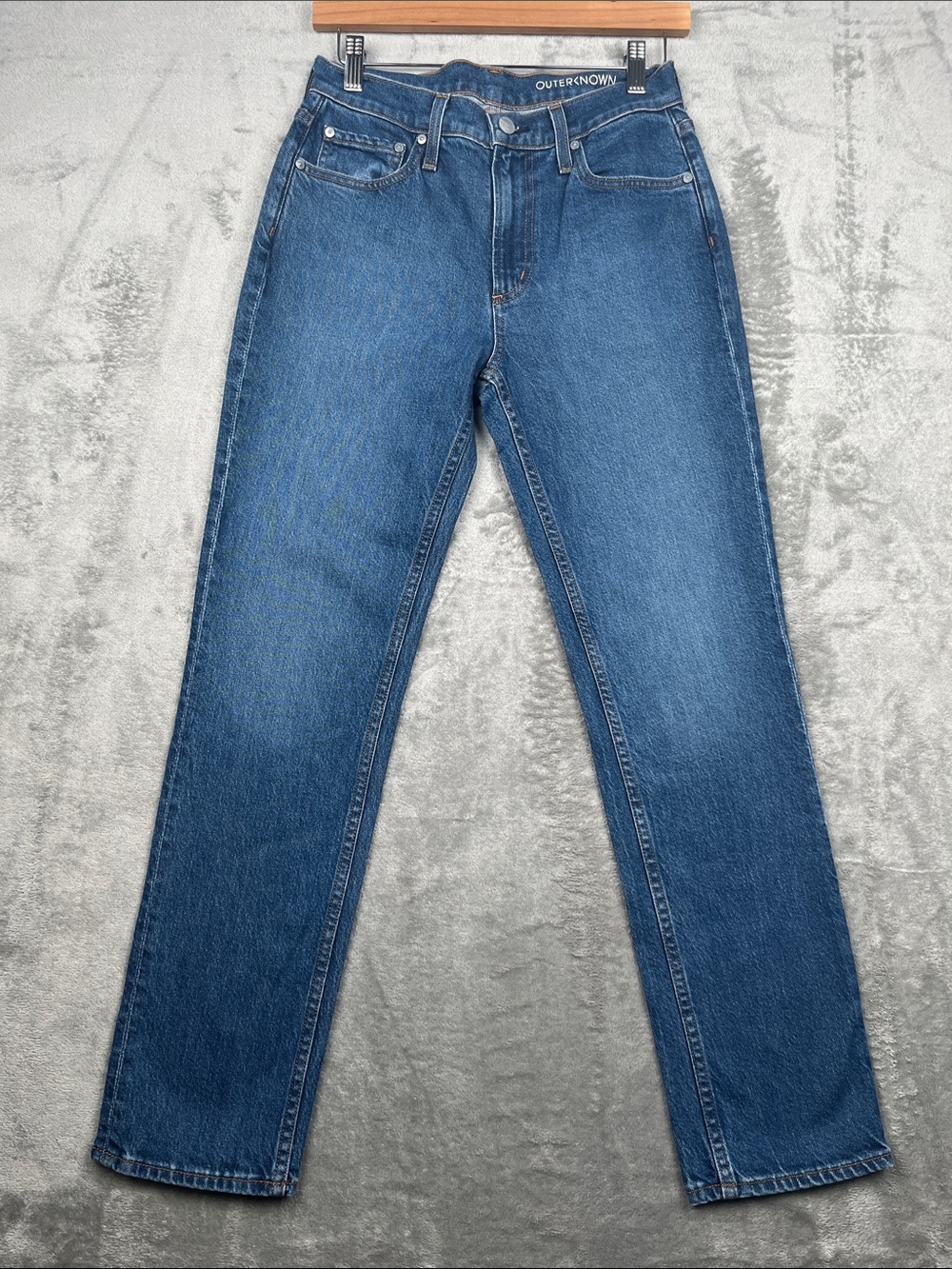 NEW Outerknown 26 Women's SEA Liberty Straight Jeans USA Made